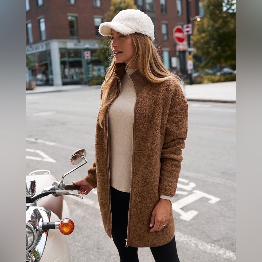 RW & CO Brown Sherpa Jacket